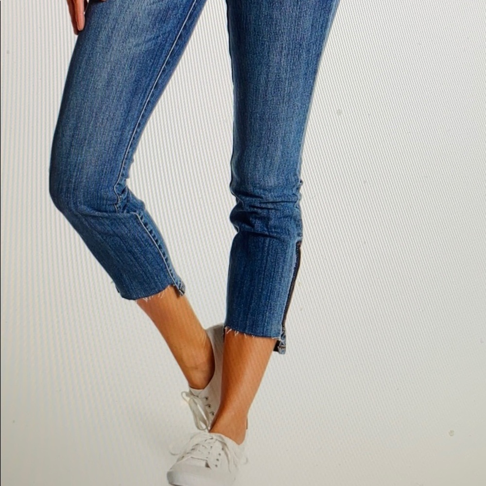 KUT from the Kloth Reese step zipper hem jeans - Picture 15 of 16